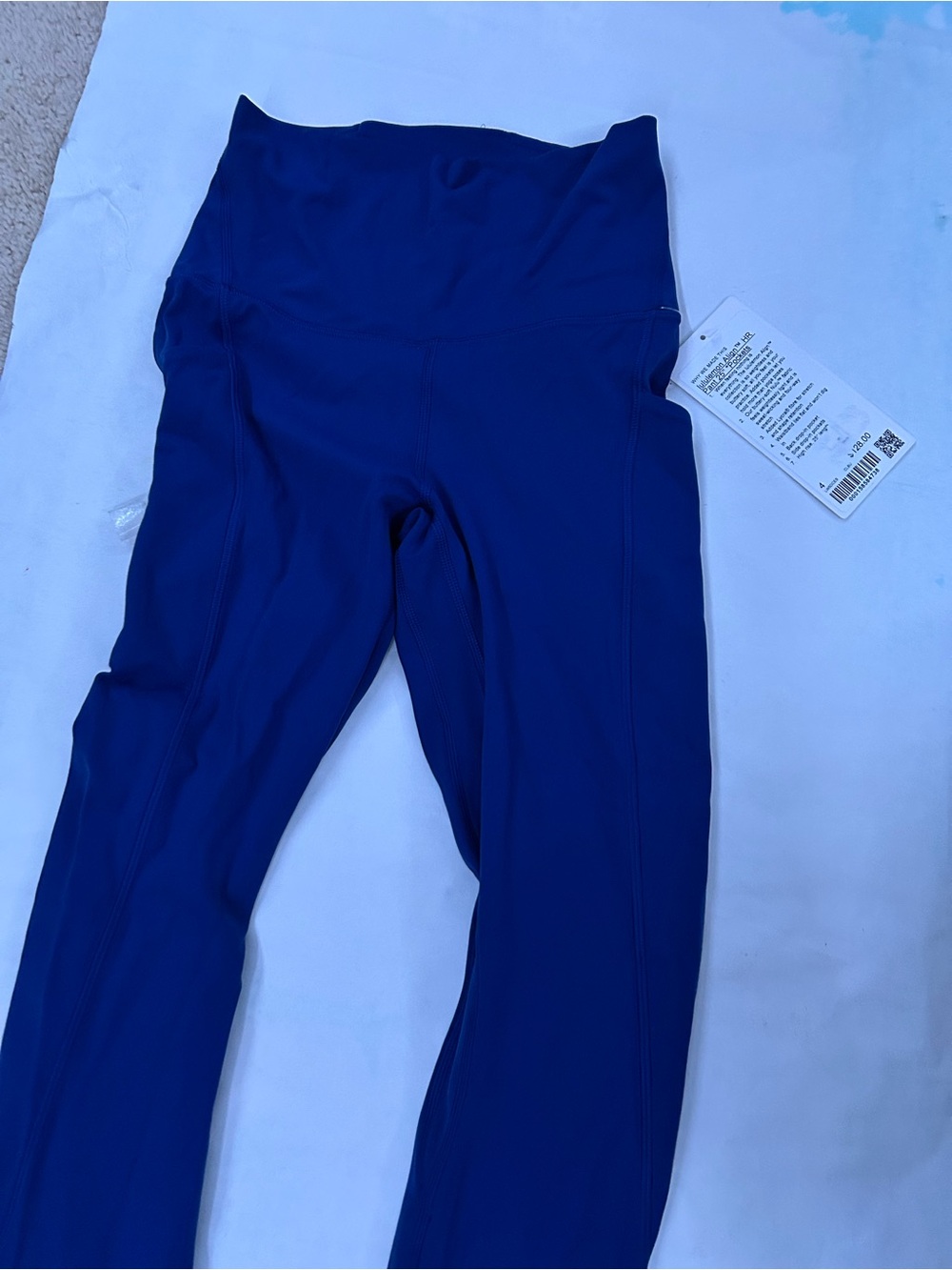 lululemon athletica Girls' High-Rise Leggings in Navy Blue